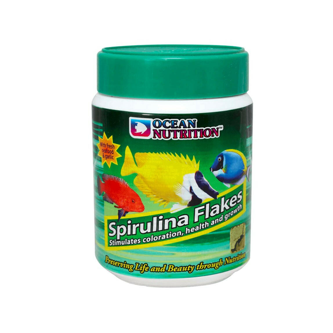 Ocean Nutrition Spirulina Flake (156g) - Charterhouse Aquatics