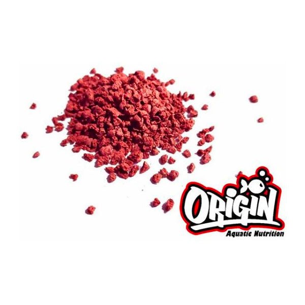 Origin Aquatic Nutrition Fire Red Cichlid Formula (1.8-2.5mm) 1KG - Charterhouse Aquatics