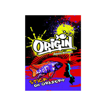 Origin Aquatic Nutrition Stick On Grazers 100g - Charterhouse Aquatics