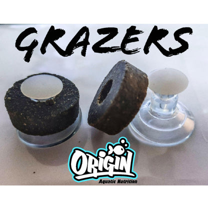 Origin Aquatic Nutrition Stick On Grazers 100g - Charterhouse Aquatics