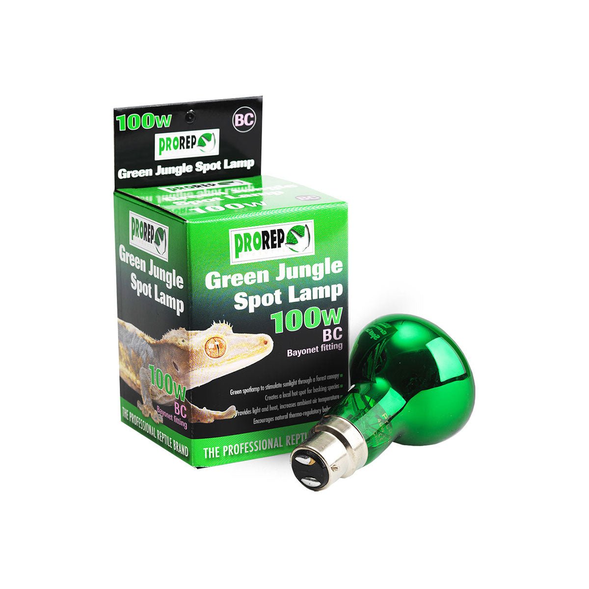 ProRep Green Jungle Spot Bulb 100W BC (Bayonet) - Charterhouse Aquatics