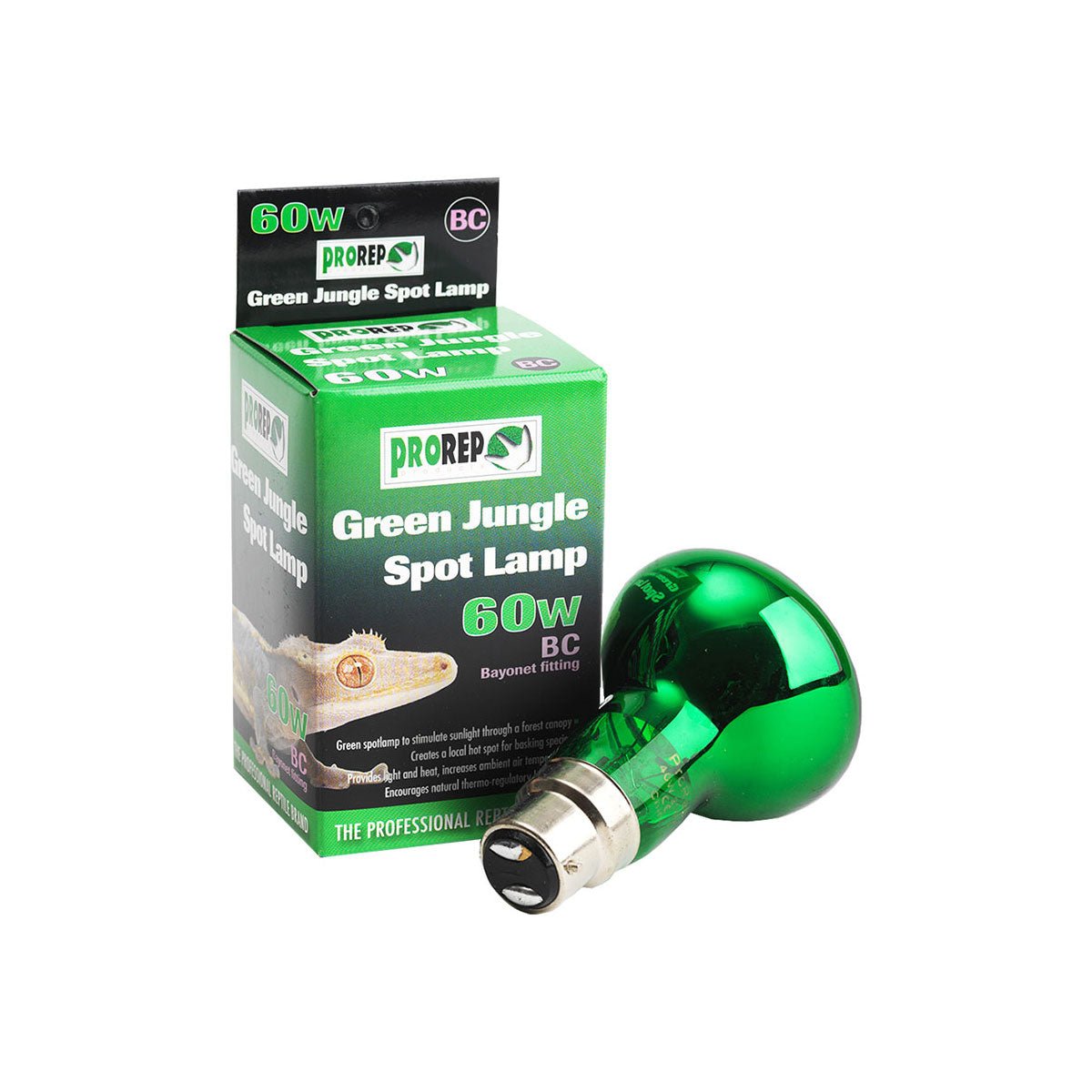 ProRep Green Jungle Spot Bulb 60W BC (Bayonet) - Charterhouse Aquatics