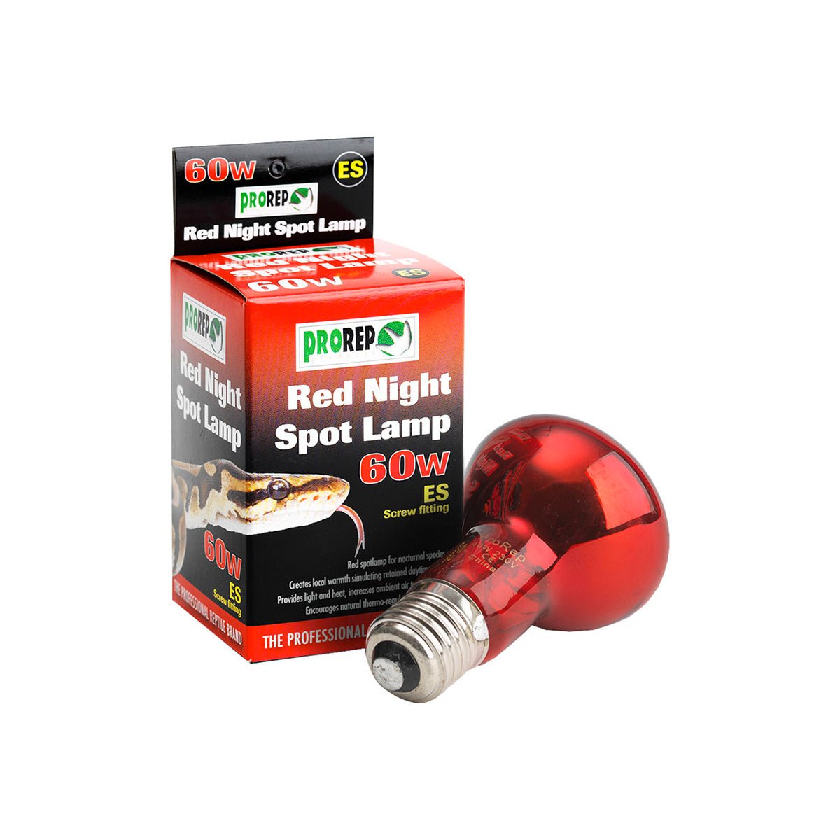 ProRep Red Night Spot Bulb 100W ES (Screw) - Charterhouse Aquatics