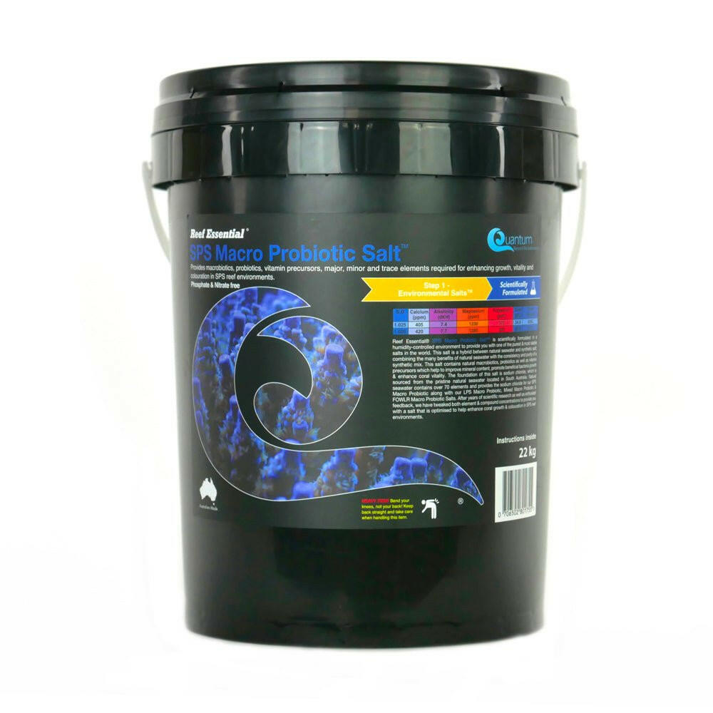 Quantum SPS Macro Probiotic Salt 22KG - Charterhouse Aquatics