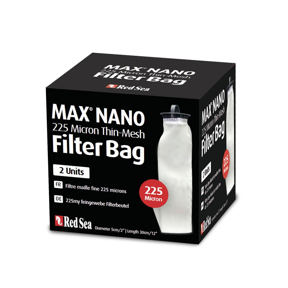 Red sea Max Nano 225 Thin-Mesh Filter Bag (x2) - Charterhouse Aquatics