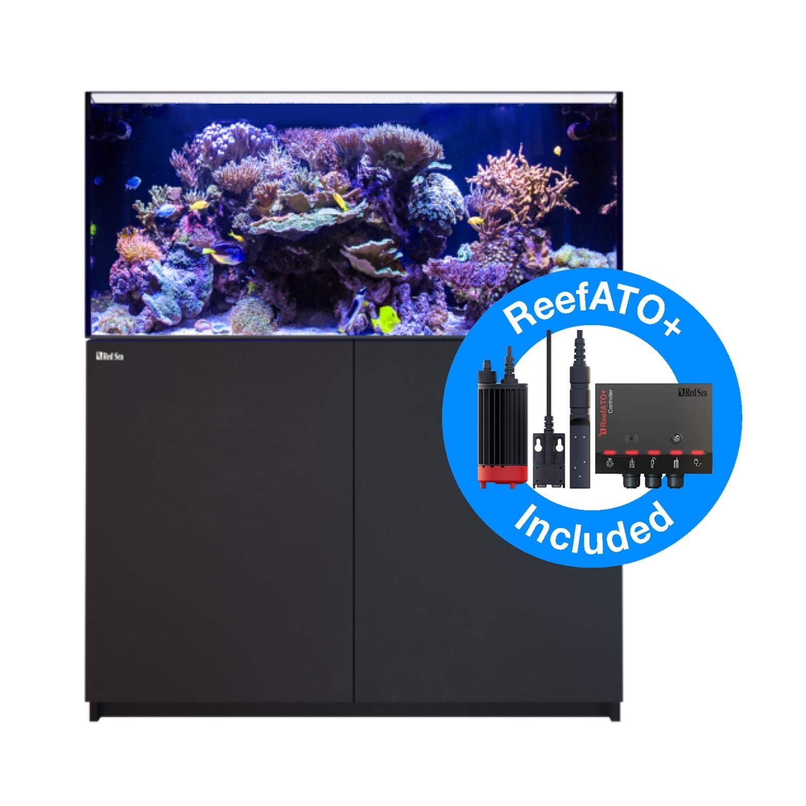 Red Sea Reefer G2+ XL 425 Deluxe Aquarium (Black) - (2 x ReefLED 160s) - Charterhouse Aquatics