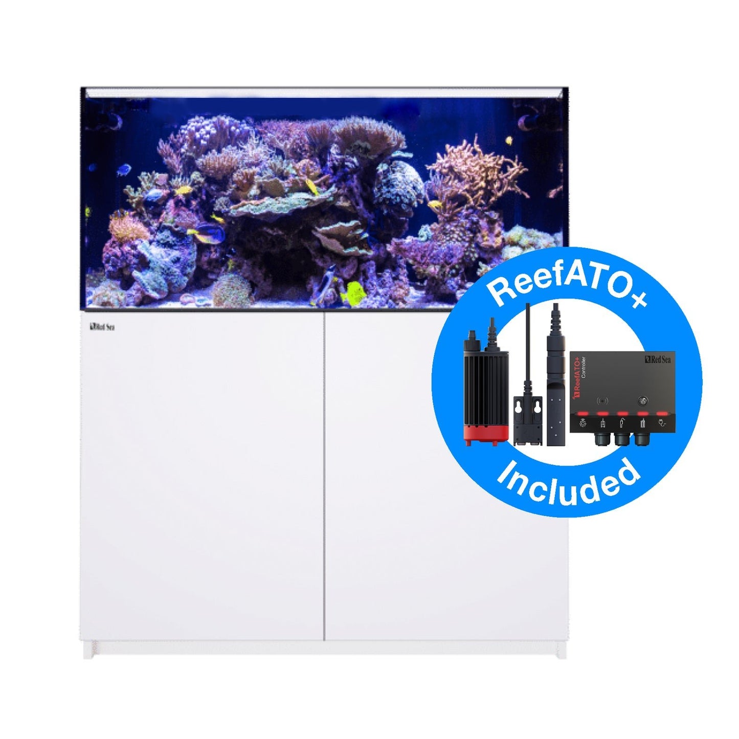 Red Sea Reefer G2+ XL 425 Deluxe Aquarium (White) - (2 x ReefLED 90) - Charterhouse Aquatics