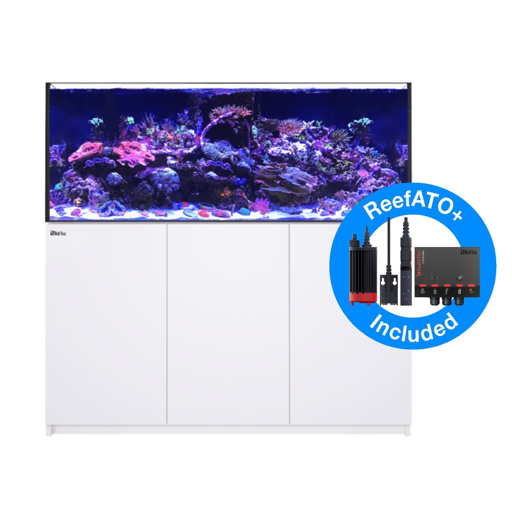 Red Sea Reefer G2+ XL 625 Deluxe Aquarium (White) (3 x ReefLED 90) - Charterhouse Aquatics