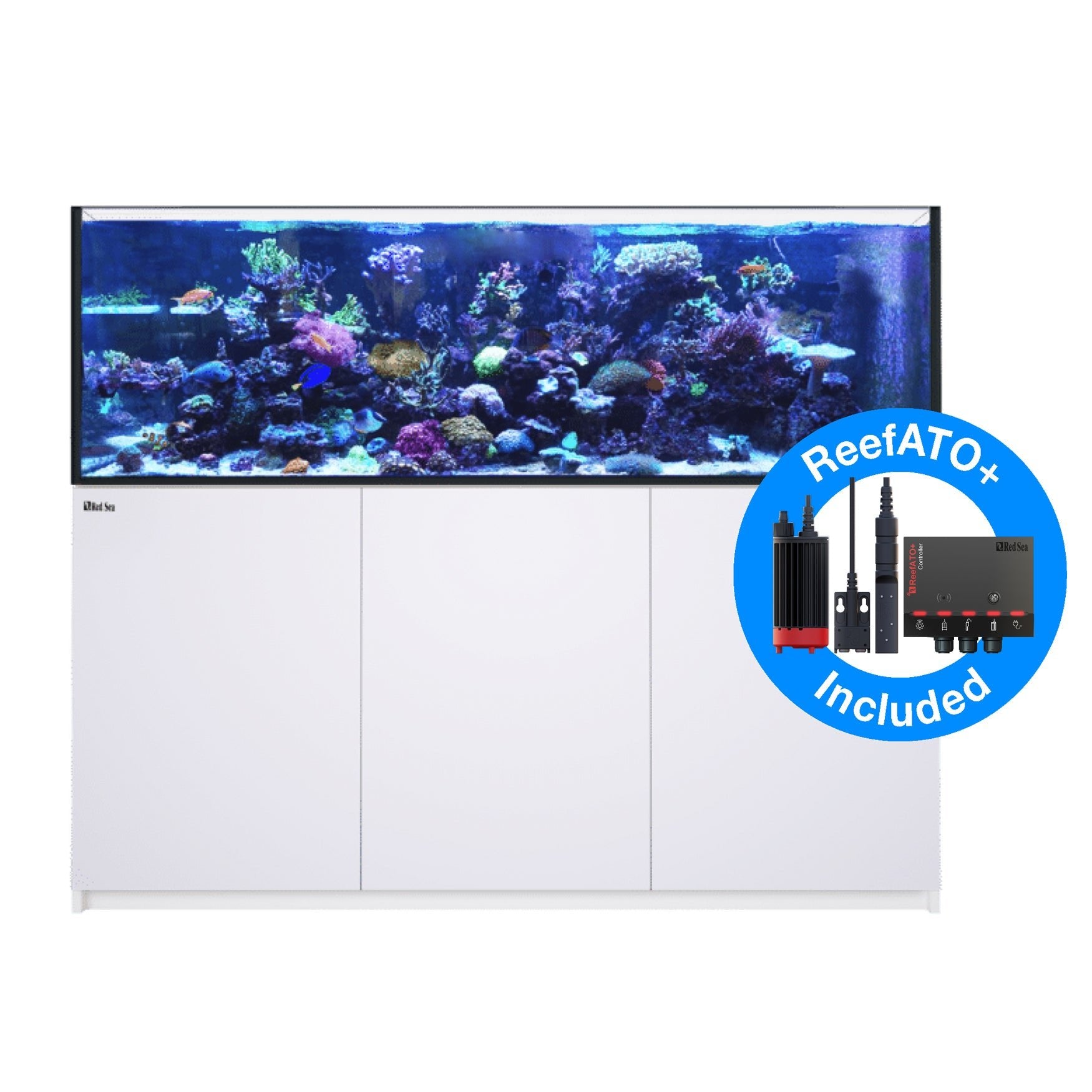 Red Sea Reefer G2+ XXL 750 Deluxe Aquarium (White) (3 x ReefLED 160s) - Charterhouse Aquatics