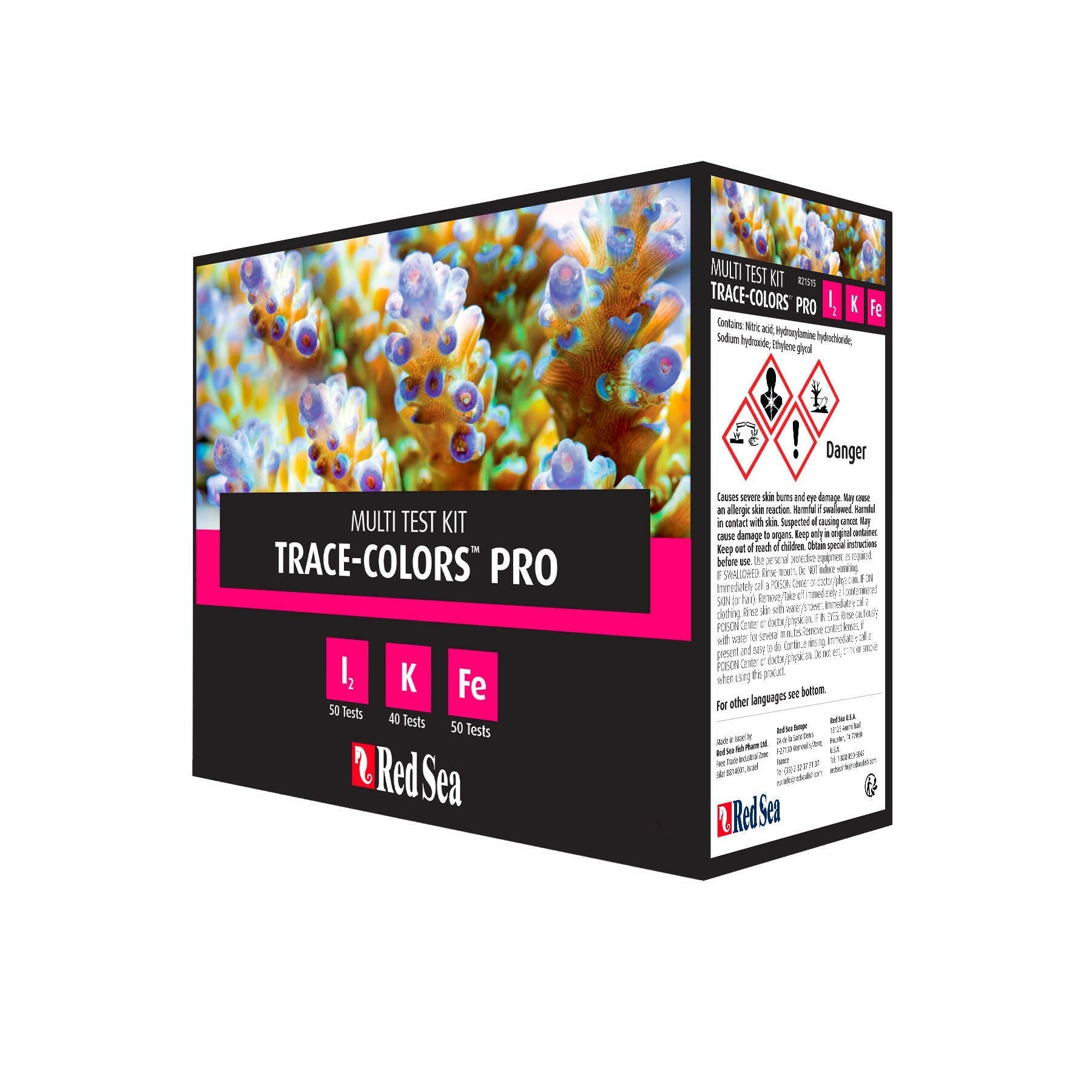 Red Sea Trace Colours Pro Test Kit - Charterhouse Aquatics