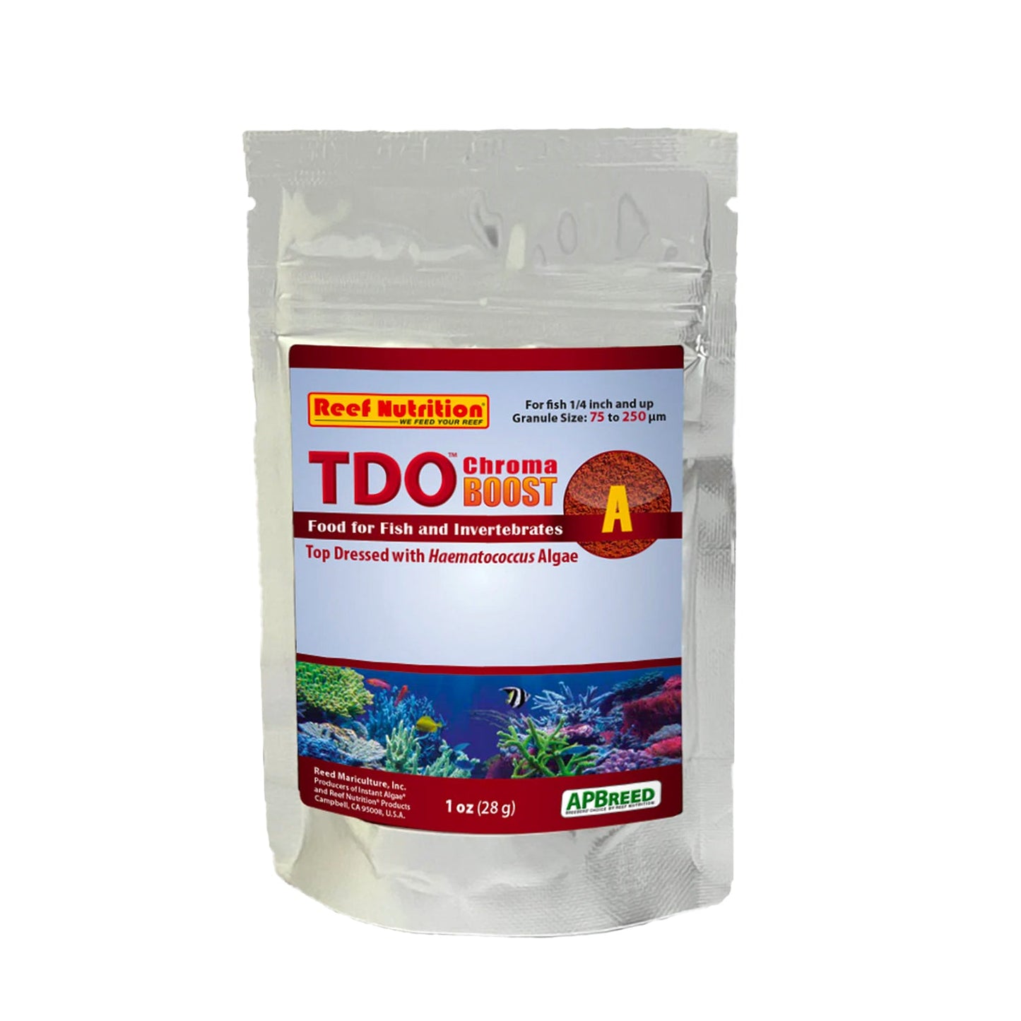 Reef Nutrition TDO Chroma Boost A 1oz - Charterhouse Aquatics