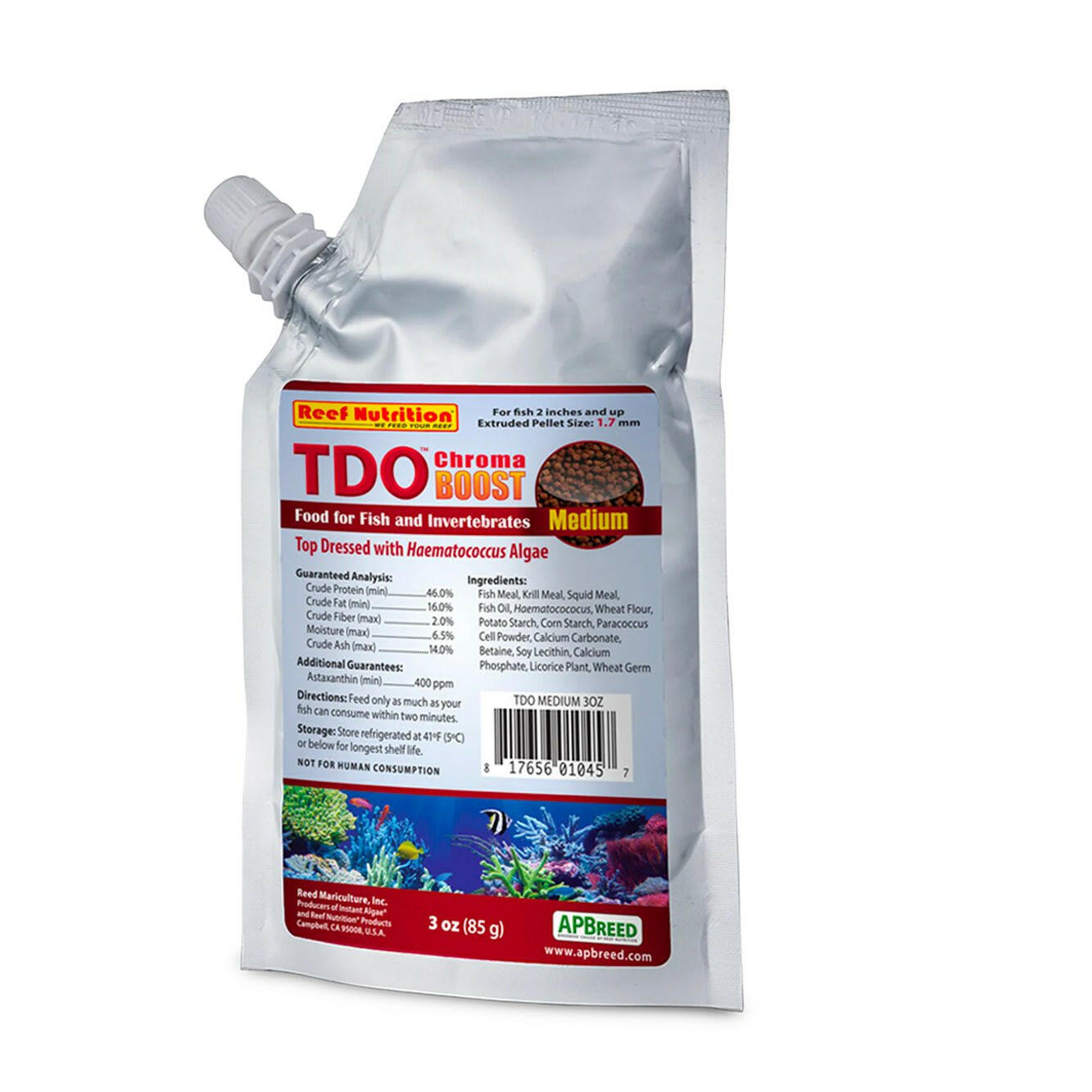 Reef Nutrition TDO Chroma Boost Medium EP1 3oz - Charterhouse Aquatics