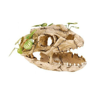 RepStyle Skull with Silk Plant 21.5cm - Charterhouse Aquatics