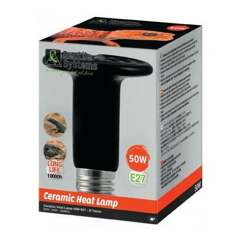 Reptile Systems Ceramic Heat Emitter - 50w - Charterhouse Aquatics