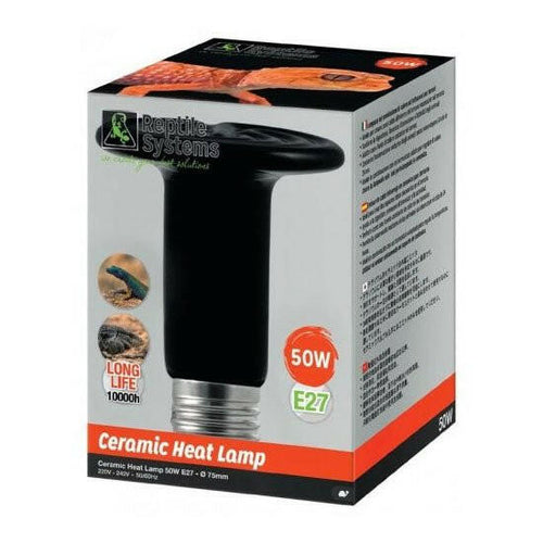 Reptile Systems Ceramic Heat Emitter - 50w - Charterhouse Aquatics