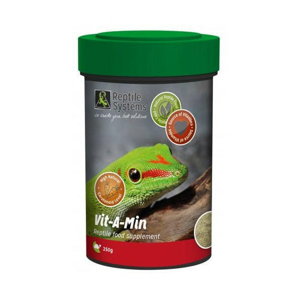 Reptile Systems Vit-A-Min 250g - Charterhouse Aquatics