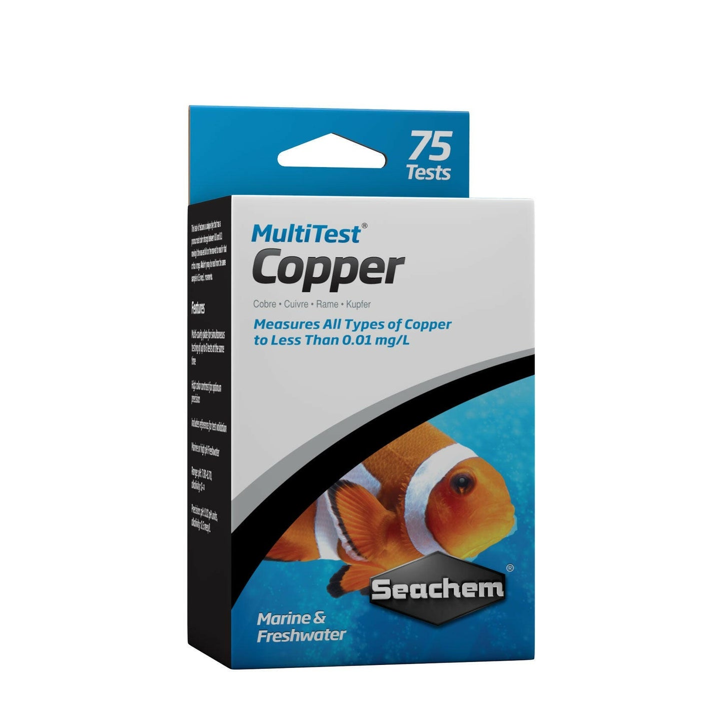 Seachem MultiTest Copper Test Kit - Charterhouse Aquatics