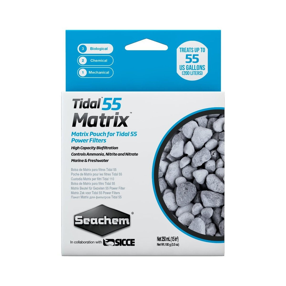 Seachem Tidal 55 Matrix - 250ml - Charterhouse Aquatics