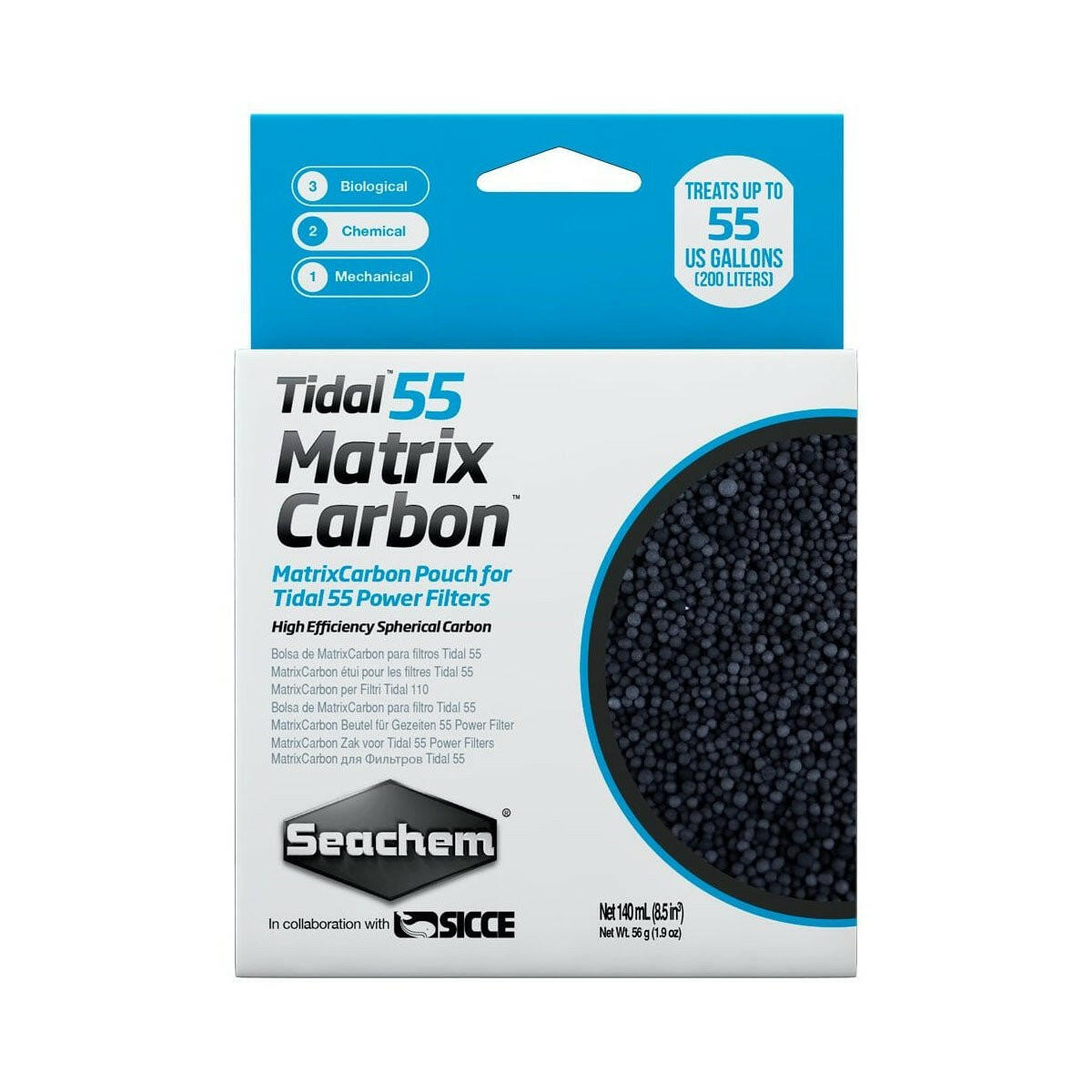 Seachem Tidal 55 Matrix Carbon - 140ml - Charterhouse Aquatics