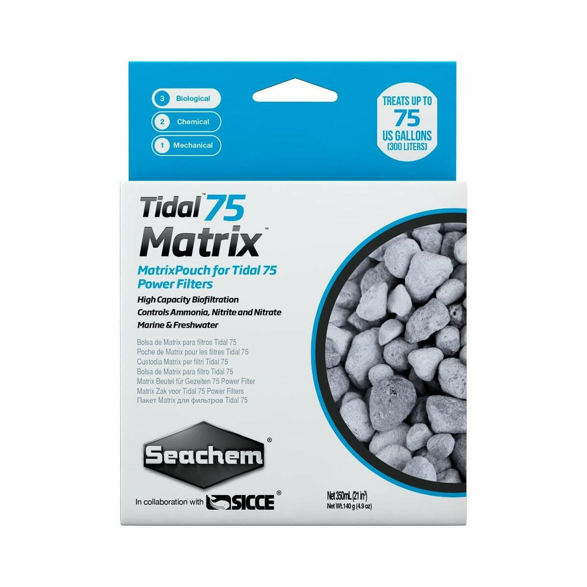 Seachem Tidal 75 Matrix - 350ml - Charterhouse Aquatics