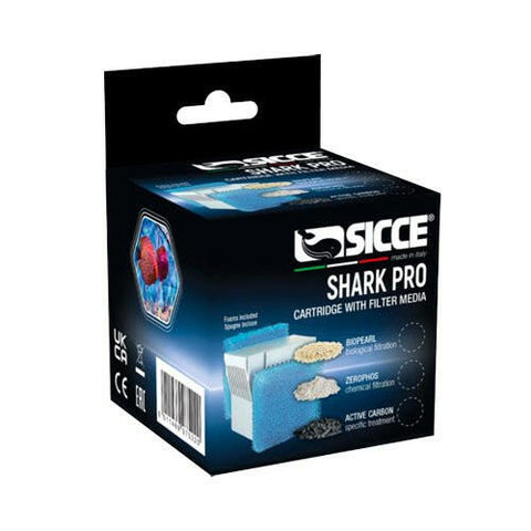 Sicce SHARK PRO Carbon Cartridge with Sponge 20ppi - Charterhouse Aquatics