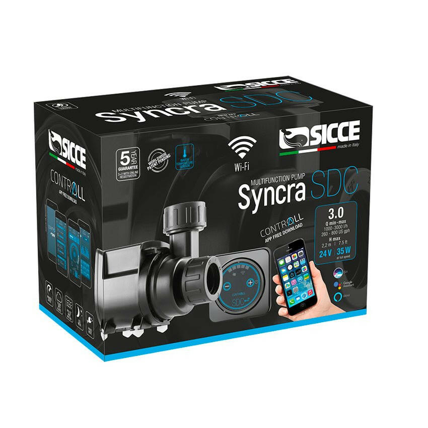 Sicce Syncra SDC 3.0 Wifi Controllable Pump - Charterhouse Aquatics