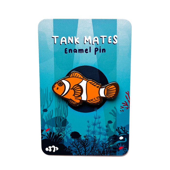 Tank Mates Clownfish (Orange) Enamel Pin - Charterhouse Aquatics