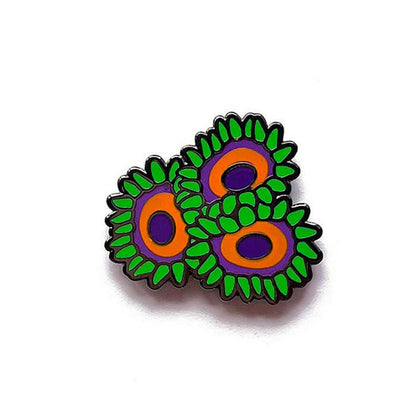 Tank Mates Green Zoa Enamel Pin - Charterhouse Aquatics