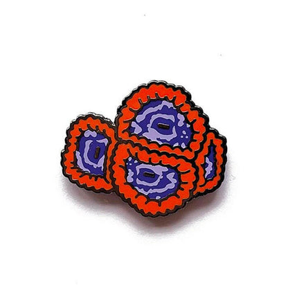 Tank Mates Orange Zoa Enamel Pin - Charterhouse Aquatics