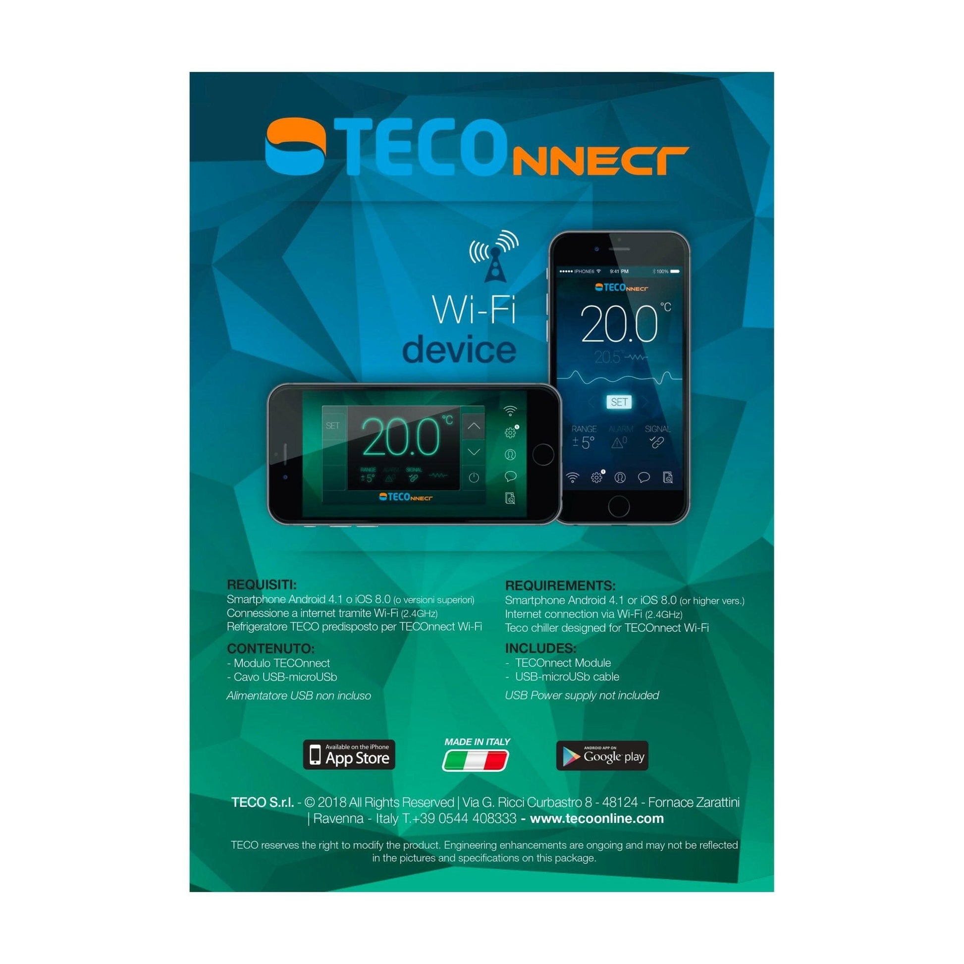 TECO TECOnnect Wifi Controller - Charterhouse Aquatics