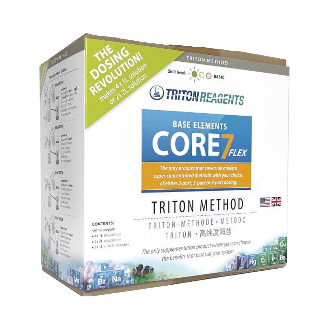 Triton Core 7 Flex Base Elements - 4 x 1L or 2 x 2L - Charterhouse Aquatics