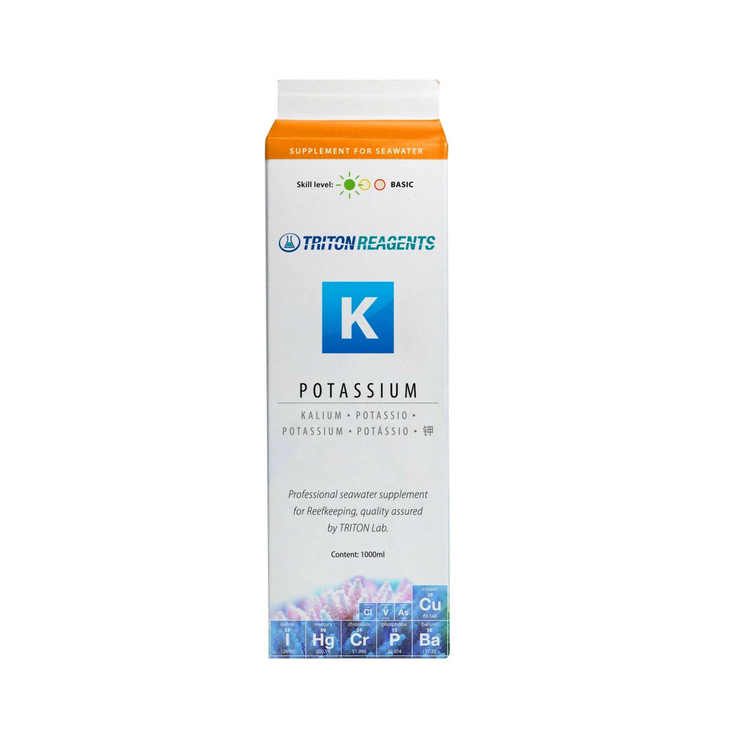 Triton Trace Base Potassium (1 Litre) - Charterhouse Aquatics