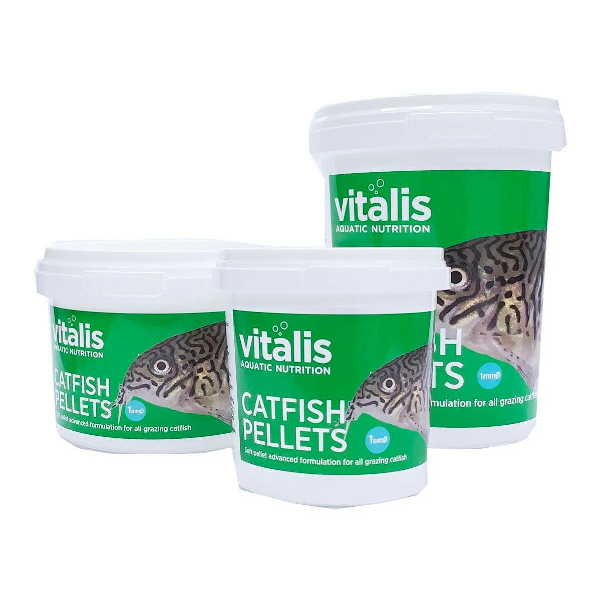 Vitalis Catfish Pellets XS (1mm) 70g - Charterhouse Aquatics