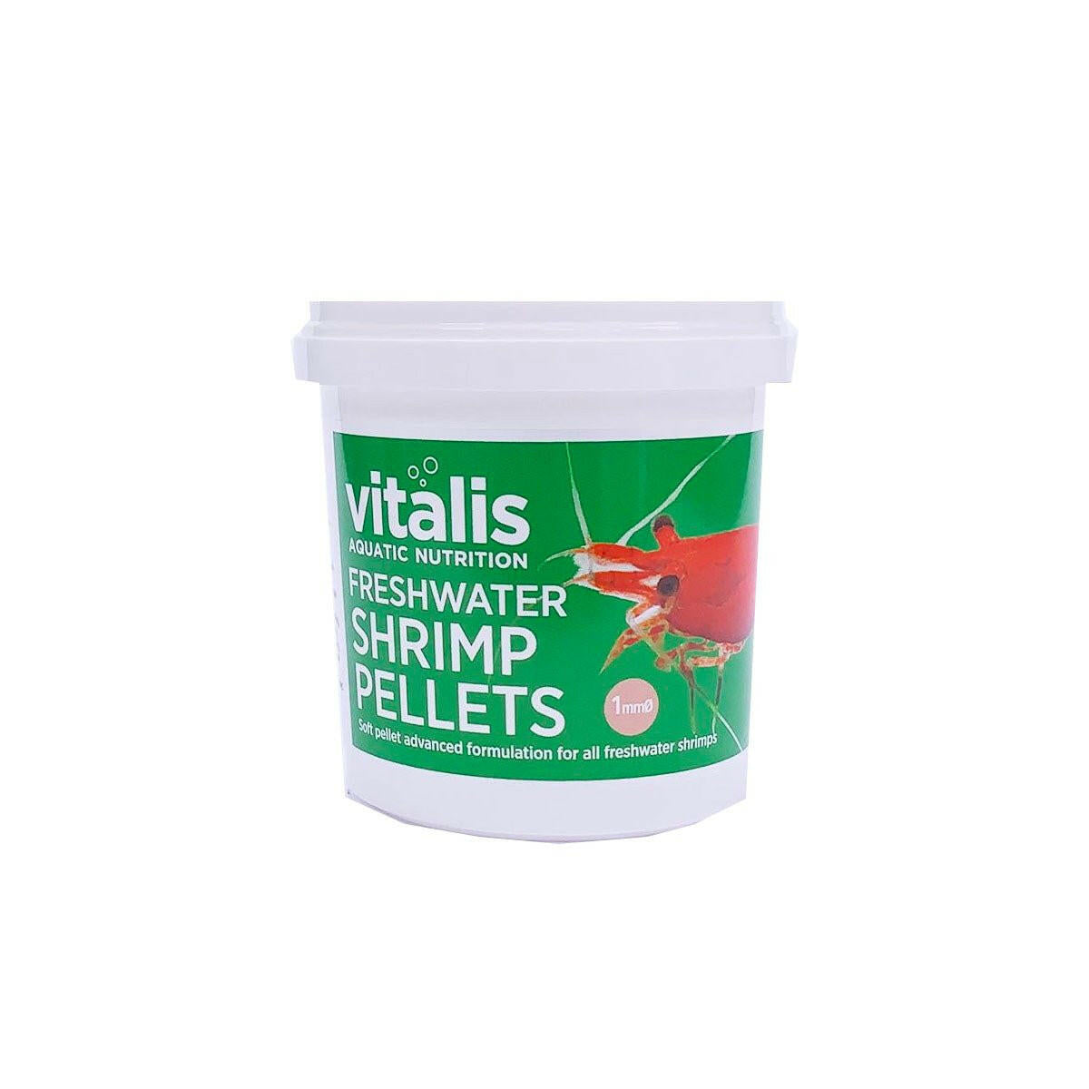 Vitalis Freshwater Shrimp Pellets XS (1mm) 70g - Charterhouse Aquatics