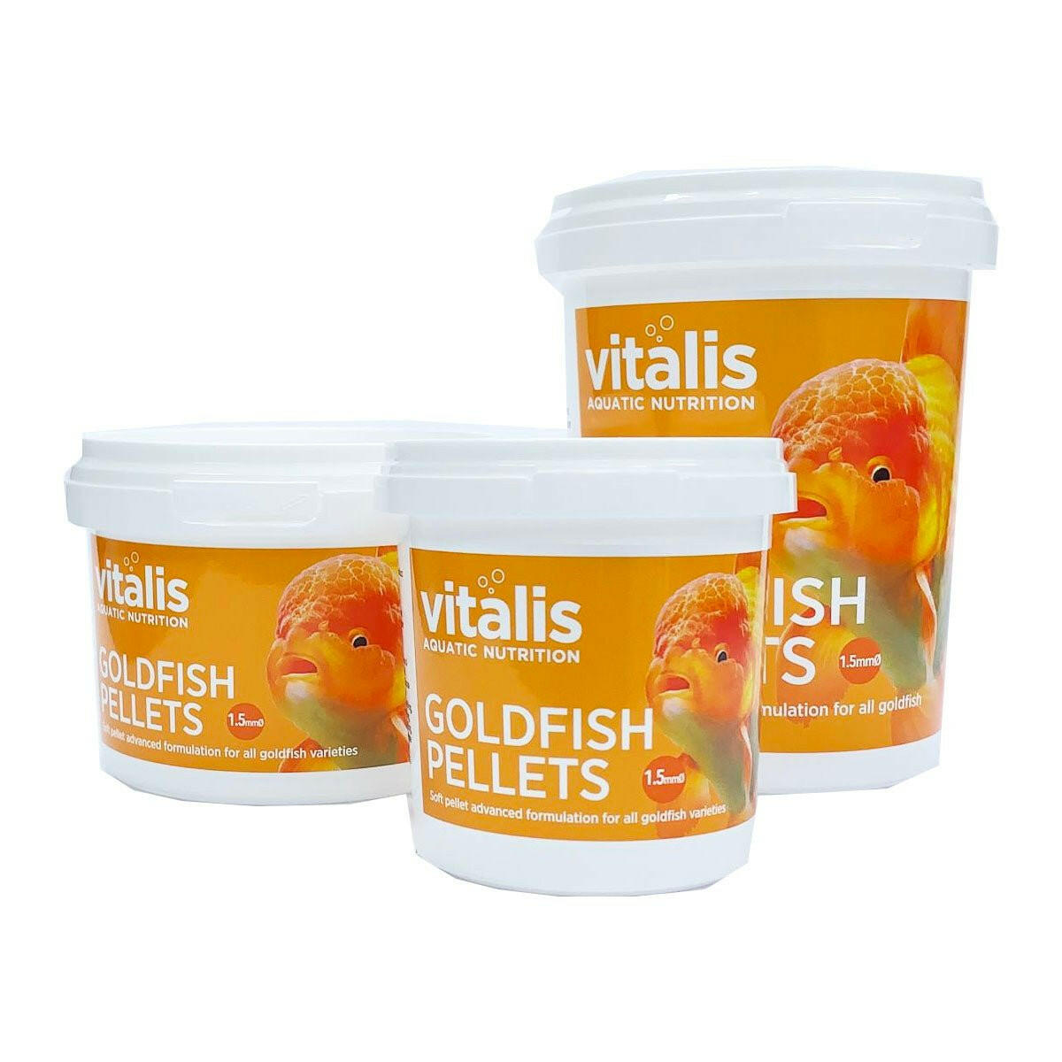 Vitalis Goldfish Pellets 1.5mm 260g - Charterhouse Aquatics