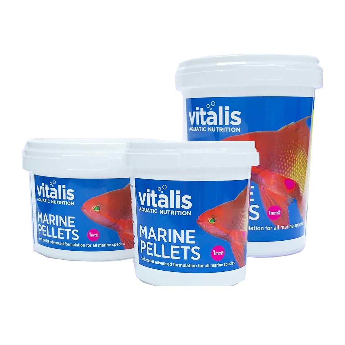 Vitalis Marine Pellets XS (1mm) 140g - Charterhouse Aquatics