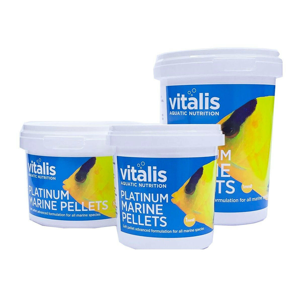 Vitalis Platinum Marine Pellets XS (1mm) 140g - Charterhouse Aquatics