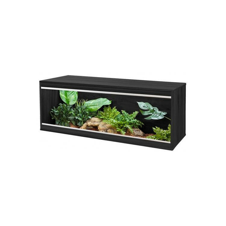 Vivexotic Repti-Home Vivarium - Large Black 115x37.5x42cm - Charterhouse Aquatics