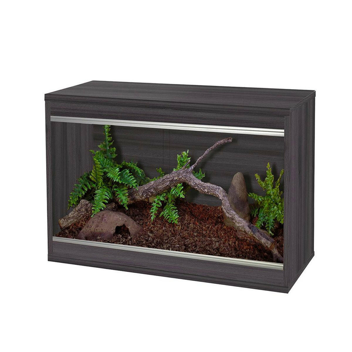 Vivexotic Repti-Home Vivarium - Small Grey 57.5 x 37.5 x 42cm - Charterhouse Aquatics