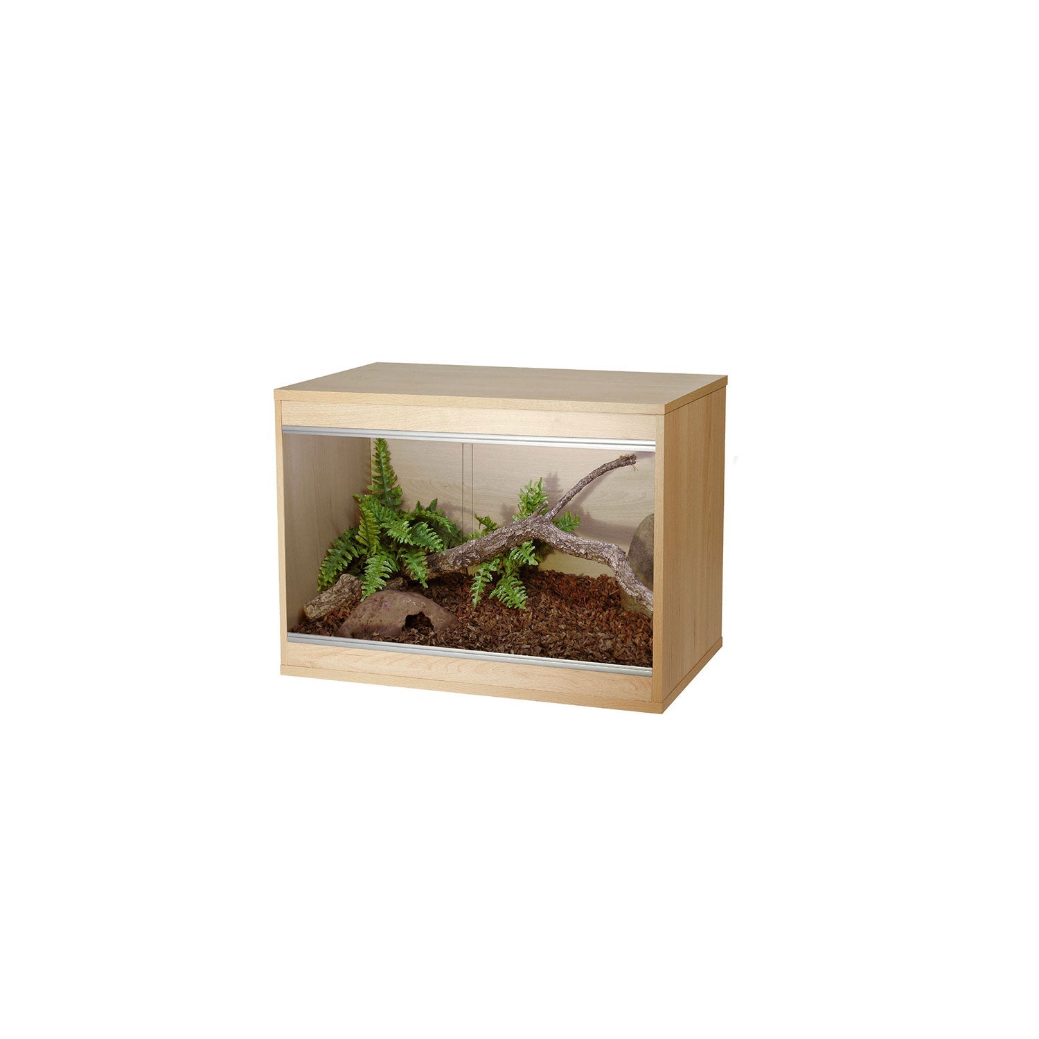 Vivexotic Repti-Home Vivarium - Small Oak 57.5 x 37.5 x 42cm - Charterhouse Aquatics