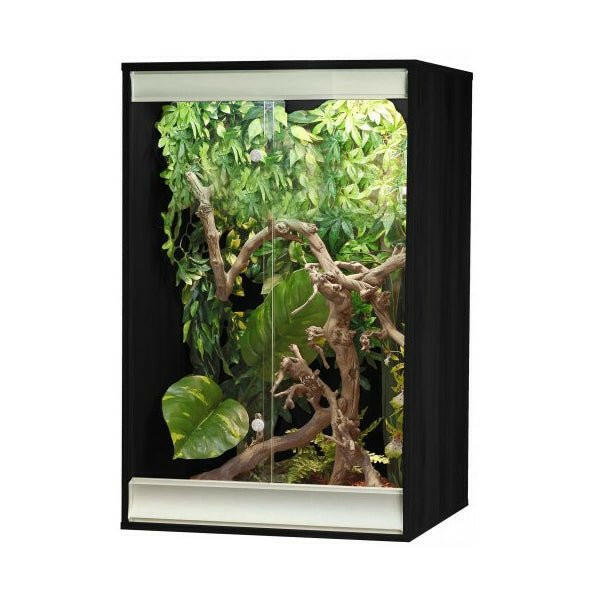 Vivexotic Viva+ Arboreal Vivarium - Small Black 57.5 x 49 x 91.5cm - Charterhouse Aquatics