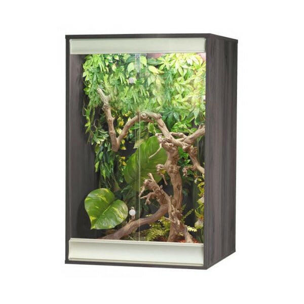 Vivexotic Viva+ Arboreal Vivarium - Small Grey 57.5 x 49 x 91.5cm - Charterhouse Aquatics