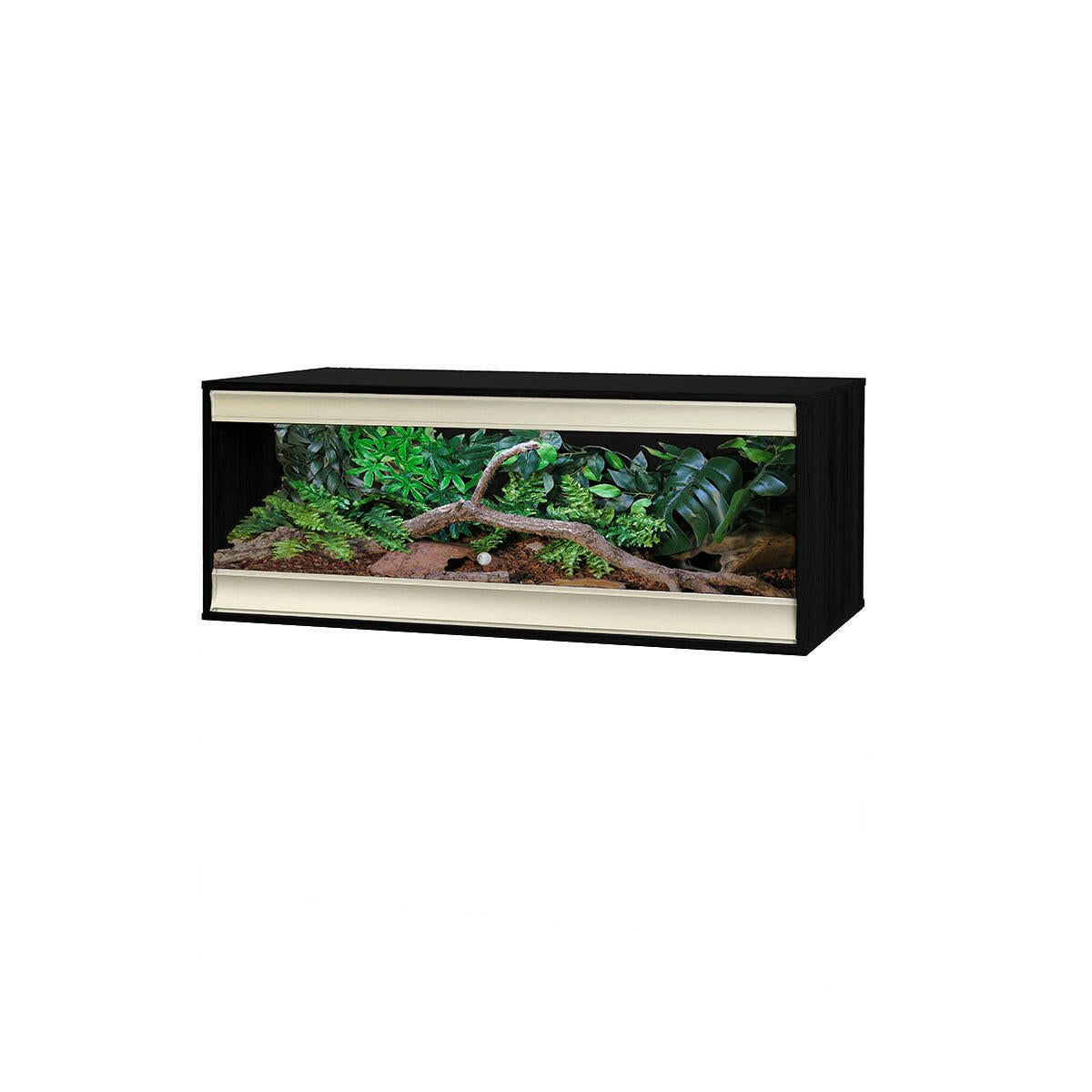 Vivexotic Viva+ Terrestrial Vivarium - Large-Deep Black 115x61x50cm - Charterhouse Aquatics