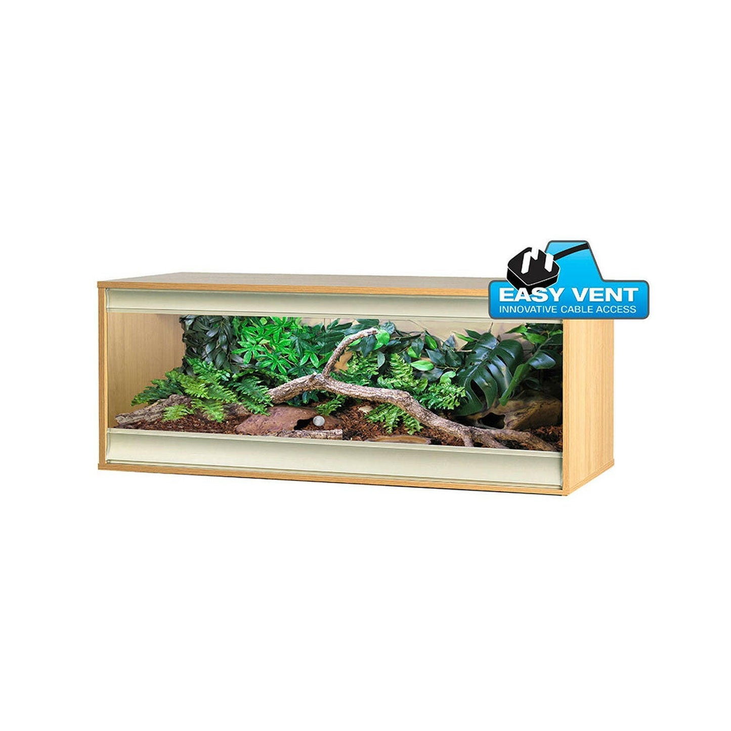 Vivexotic Viva+ Terrestrial Vivarium - Large Oak 115x49x50cm - Charterhouse Aquatics