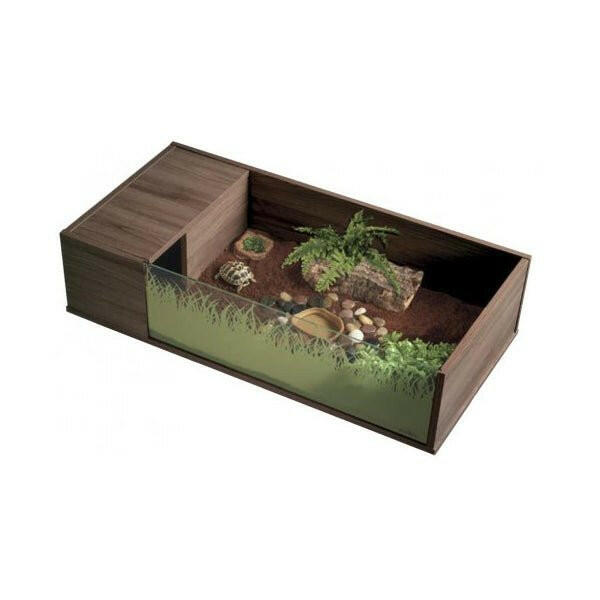 Vivexotic Viva Tortoise Table - Walnut 90x45x21.5cm - Charterhouse Aquatics