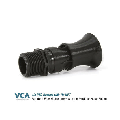 Vivid Creative 1"in RFG Nozzle with 1in Modular Hose Fitting - Charterhouse Aquatics