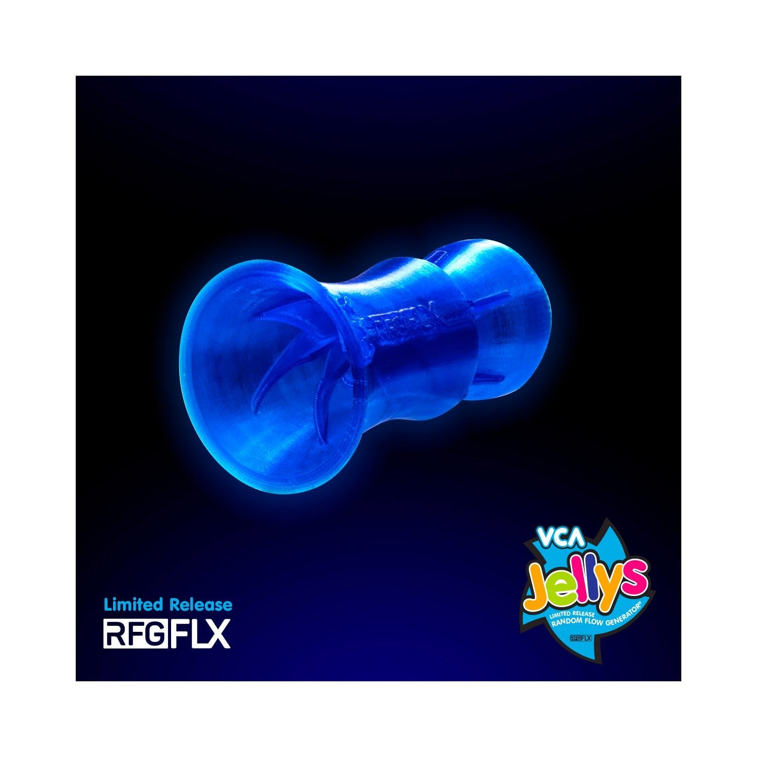 Vivid Creative Flex 3/4in RFG Nozzle Jelly Limited Edition - Azure Blue - Charterhouse Aquatics