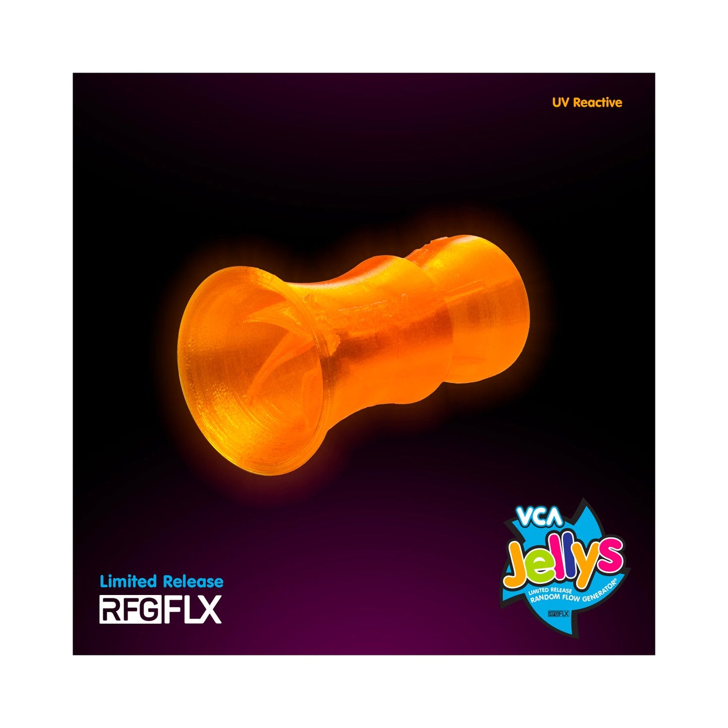 Vivid Creative Flex 3/4in RFG Nozzle Jelly Limited Edition - Sunset Orange - Charterhouse Aquatics