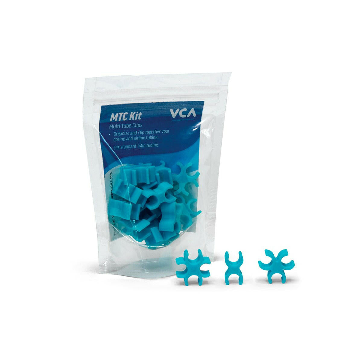 Vivid Creative Multi Tube Clips - Aqua Blue - Charterhouse Aquatics