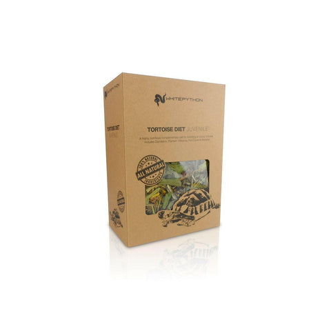 White Python Tortoise Diet Dried Food Juvenile 85g - Charterhouse Aquatics